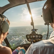 landscape view from a helicopter