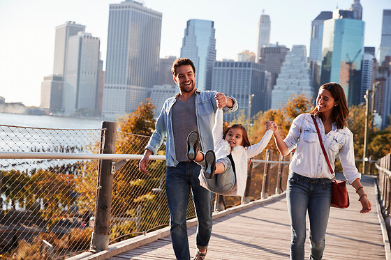 Family stay in New York