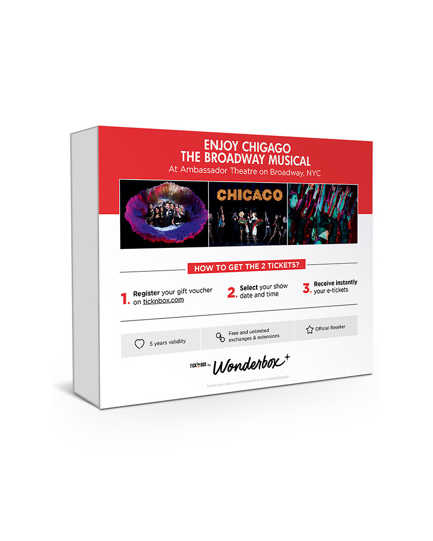 Chicago The Musical - 2 Tickets