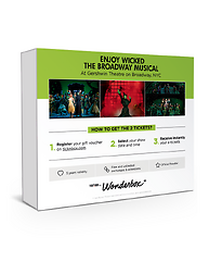 Wicked The Musical - 2 Tickets