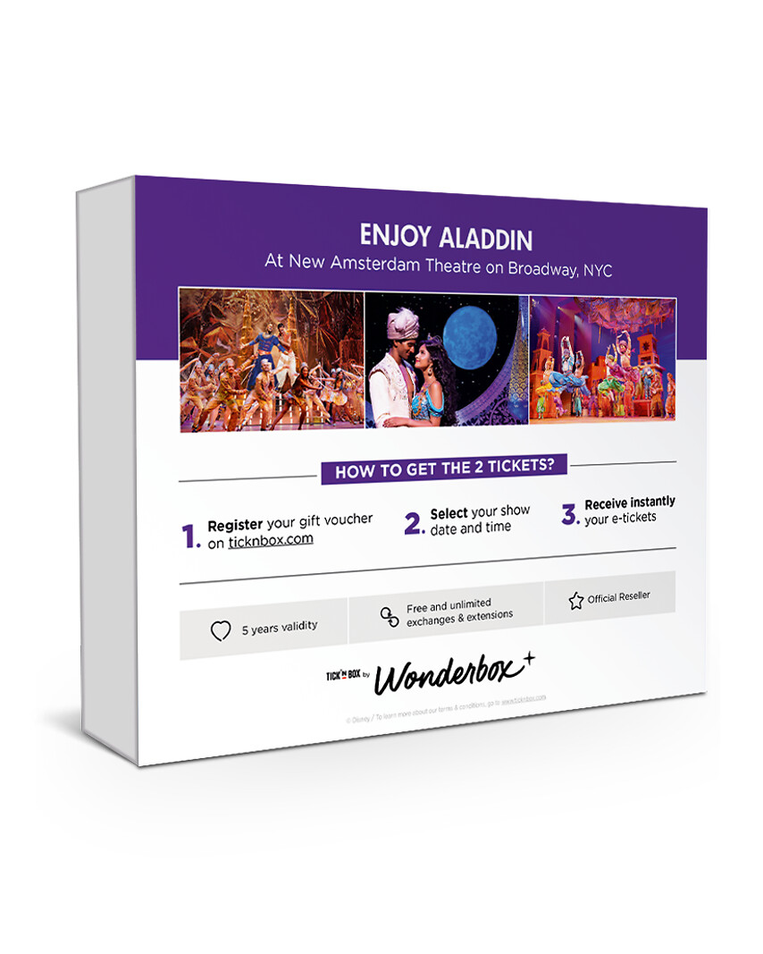 Aladdin The Broadway Musical - 2 Tickets