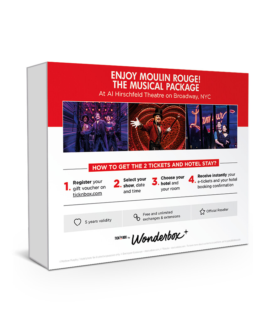 Moulin Rouge The Musical - 2 Tickets + One Night Stay