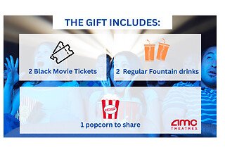 AMC Movie Theatres Package for 2