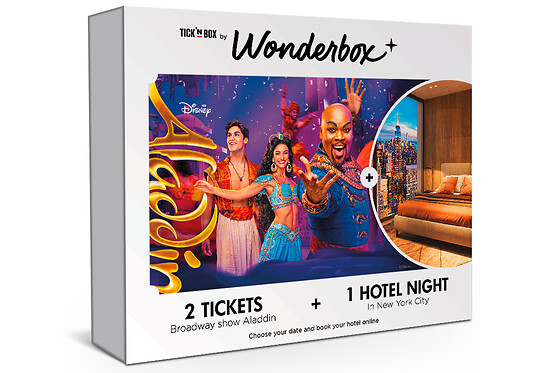 Aladdin The Broadway Musical - 2 Tickets + One Night Stay