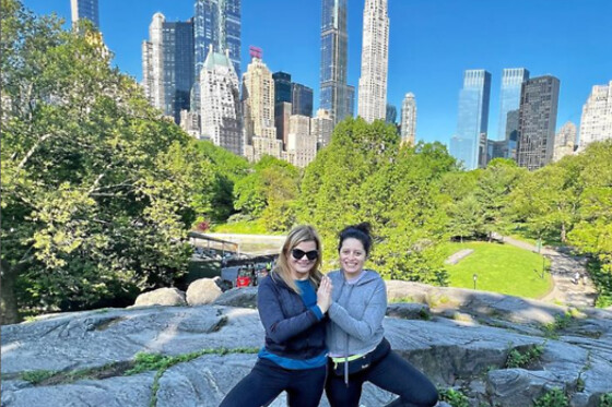 Central Park Bike Ride and Yoga for 4 people