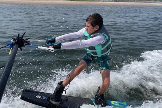 75-minute Wake Boarding Lessons for 1 person at Camp Maritime