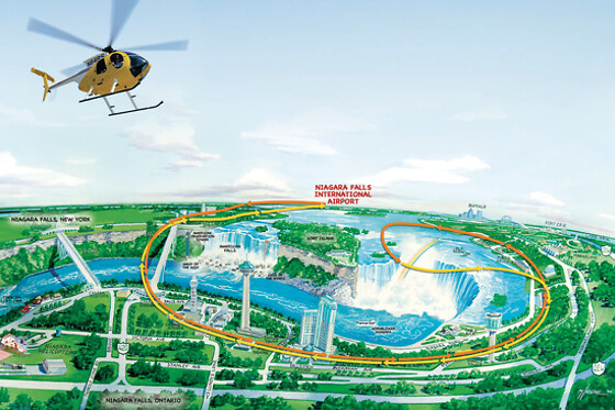 Aerial Majesty: Experience Niagara Falls from Above