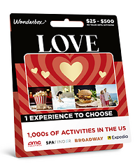 WONDERBOX gift package: Love Gift Card