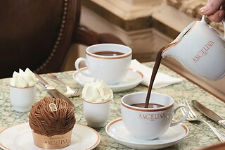 The famous Angelina Breakfast for 2 at Bryant Park NYC