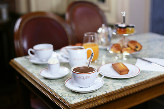 The famous Angelina Breakfast for 2 at Bryant Park NYC